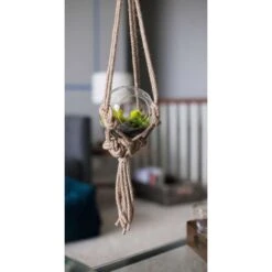 Primitive Planters Natural Jute 30 In. H Knotted Plant Hanger 1 Pk -ORBIT || ACE || TORO Shop 87a579d1 9412 4c39 af8d c3bd5cfb8267