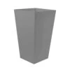 Bloem Finley 20 In. H X 11.5 In. W X 11.5 In. D Plastic Planter Cement