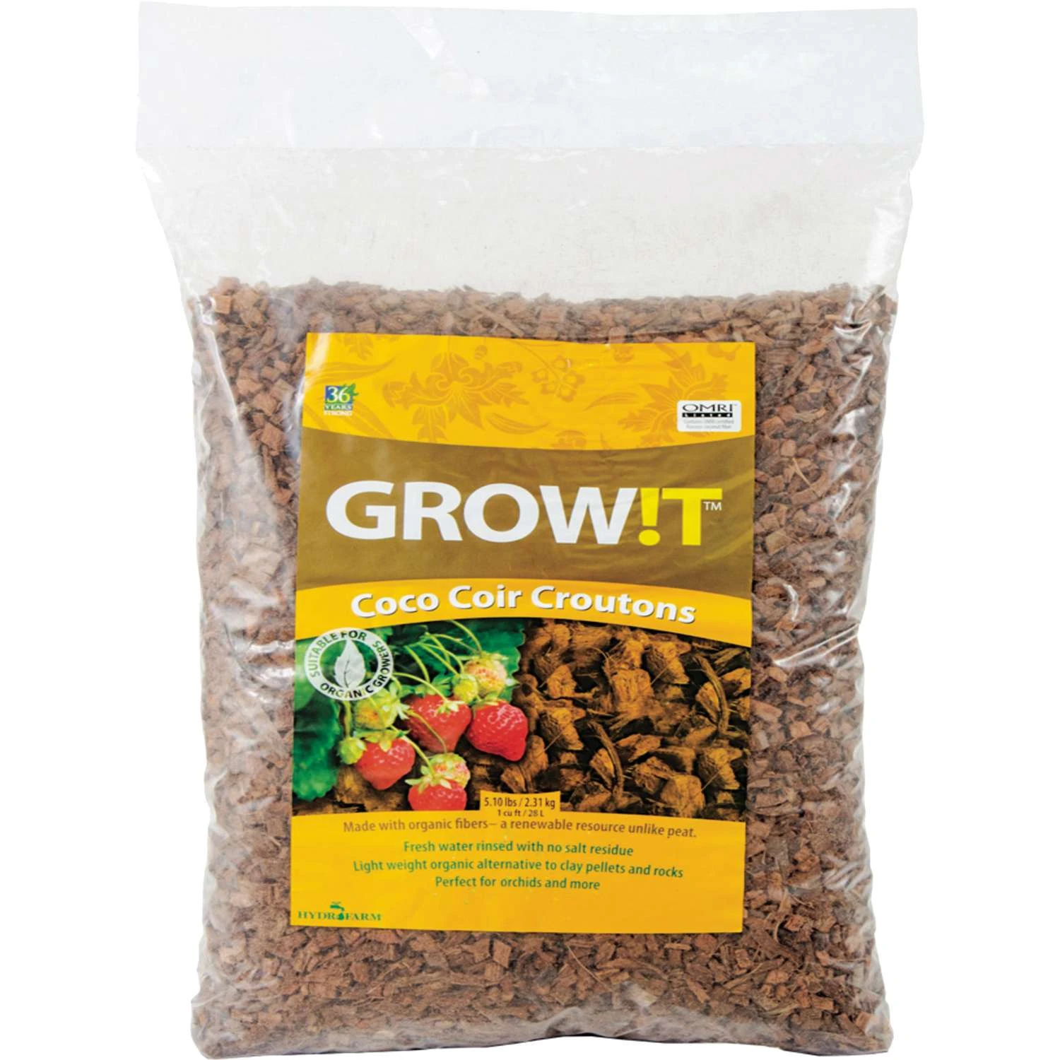 GROW!T Organic All Purpose Coco Coir 1 Cu Ft 3 GROW!T Organic All Purpose Coco Coir 1 Cu Ft