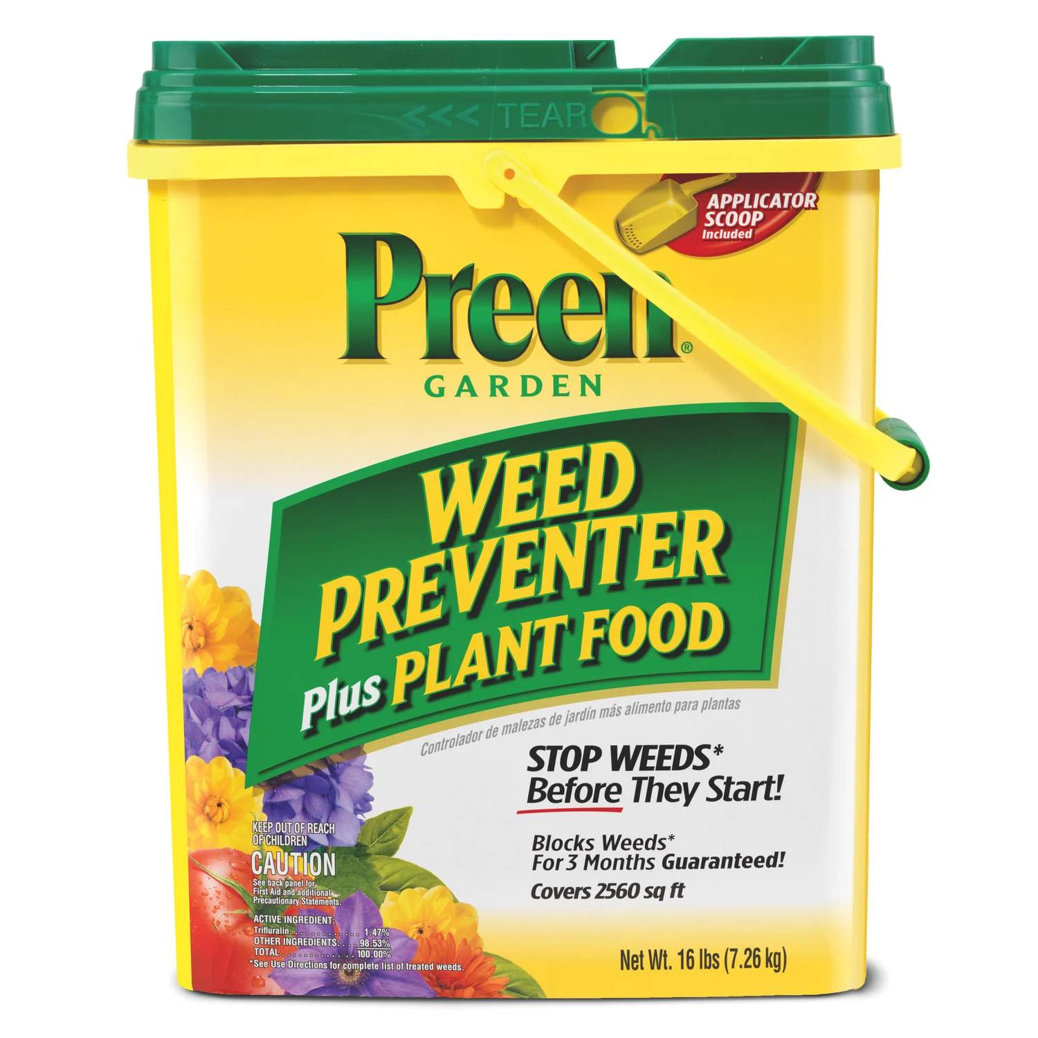 Preen Granules Weed Preventer & Fertilizer 16 Lb 3 Preen Granules Weed Preventer & Fertilizer 16 Lb