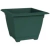 Bloem Dayton Ocean 11 In. H X 15 In. W X 15 In. D Resin Planter Box Turtle Green