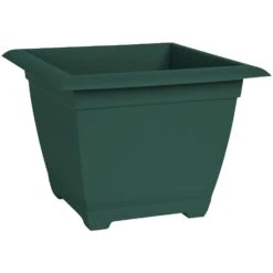 Bloem Dayton Ocean 11 In. H X 15 In. W X 15 In. D Resin Planter Box Turtle Green
