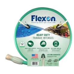 Flexon 5/8 In. D X 100 Ft. L Heavy Duty Garden Hose