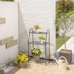 VegTrug 38 In. H Black Steel Plant Stand 6 VegTrug 38 In. H Black Steel Plant Stand -ORBIT || ACE || TORO Shop 92e5ade4 f5b3 433a 8acc 64e1e56a3696