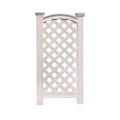 Vita Luxembourg 56.25 In. H White Vinyl Garden Trellis -ORBIT || ACE || TORO Shop 96684c74 c441 4c64 b78f 9dd9a6b447ab