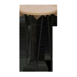 Panacea 16 In. H Black Steel/Wood Plant Stand