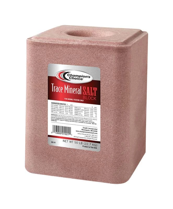 Champion's Choice Salt Block For All Animals 50 Lb 3 Champion's Choice Salt Block For All Animals 50 Lb