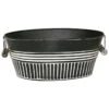 Robert Allen 6 In. H X 9 In. W Metal Planter Charcoal -ORBIT || ACE || TORO Shop 9c9a50b1 fc9b 42b6 a15e d1cf87384609
