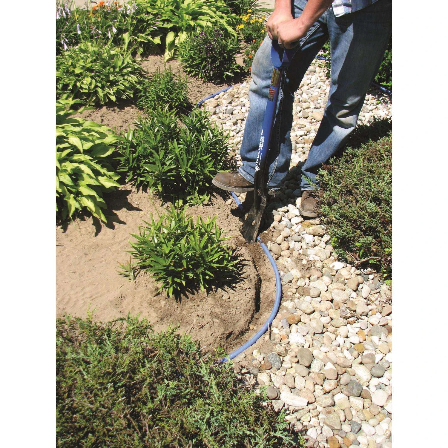 EasyFlex 24 Ft. L X 4 In. H Aluminum White Landscape Edging Kit 4 EasyFlex 24 Ft. L X 4 In. H Aluminum White Landscape Edging Kit - Image 2