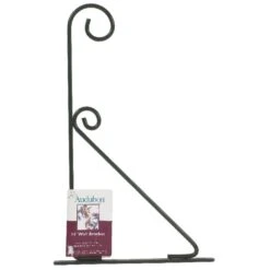 Audubon Green Steel 9.5 In. H Decorative Plant Bracket 1 Pk