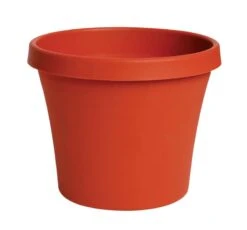 Bloem Terrapot 17.2 In. H X 20 In. D Resin Traditional Planter Terracotta Clay