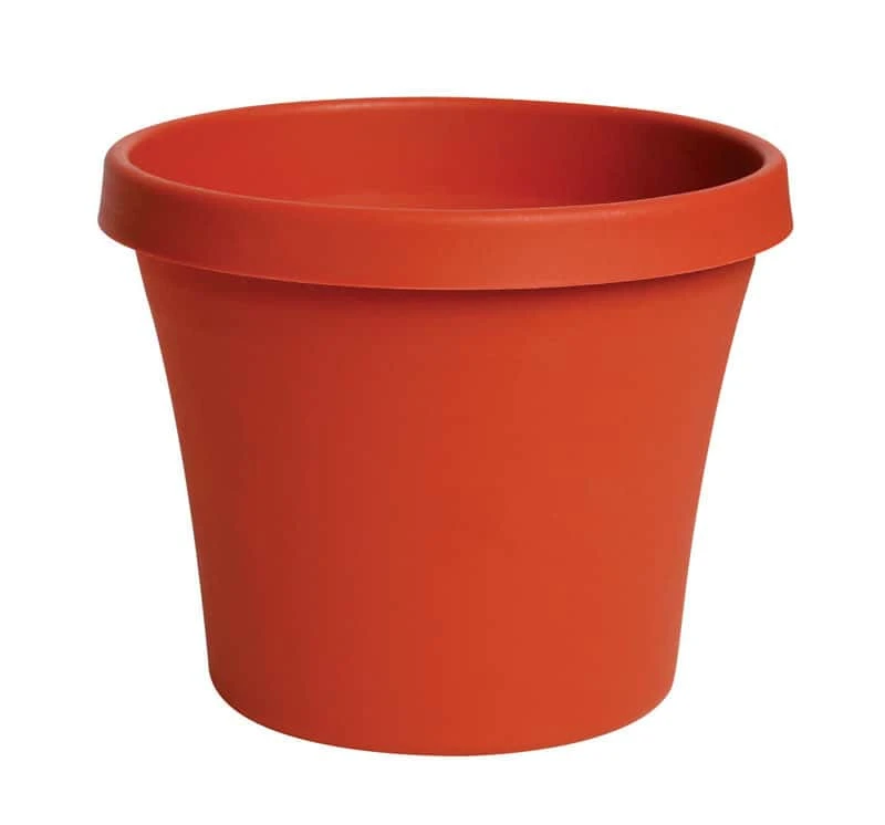 Bloem Terrapot 17.2 In. H X 20 In. D Resin Traditional Planter Terracotta Clay 3 Bloem Terrapot 17.2 In. H X 20 In. D Resin Traditional Planter Terracotta Clay