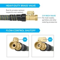 Hydrotech 5/8 In. D X 100 Ft. L Medium Duty Expandable Lightweight Garden Hose -ORBIT || ACE || TORO Shop a548a62e 44f5 4e41 a144 8f2072ba10b8