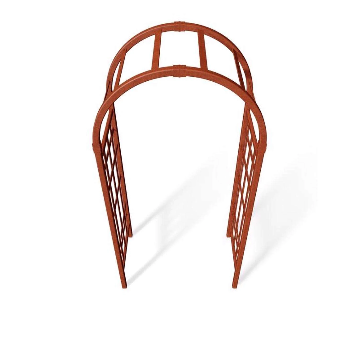 Vita Sierra 81 In. H Brown Vinyl Garden Arbor 5 Vita Sierra 81 In. H Brown Vinyl Garden Arbor - Image 3