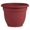 Bloem Ariana 10.1 In. H X 12 In. D Plastic Planter Burnt Red