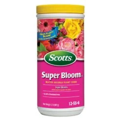 Scotts Super Bloom Granules Azalea, Daffodils, Gardenia, Geraniums, Hibiscus Plant Food 2 Lb