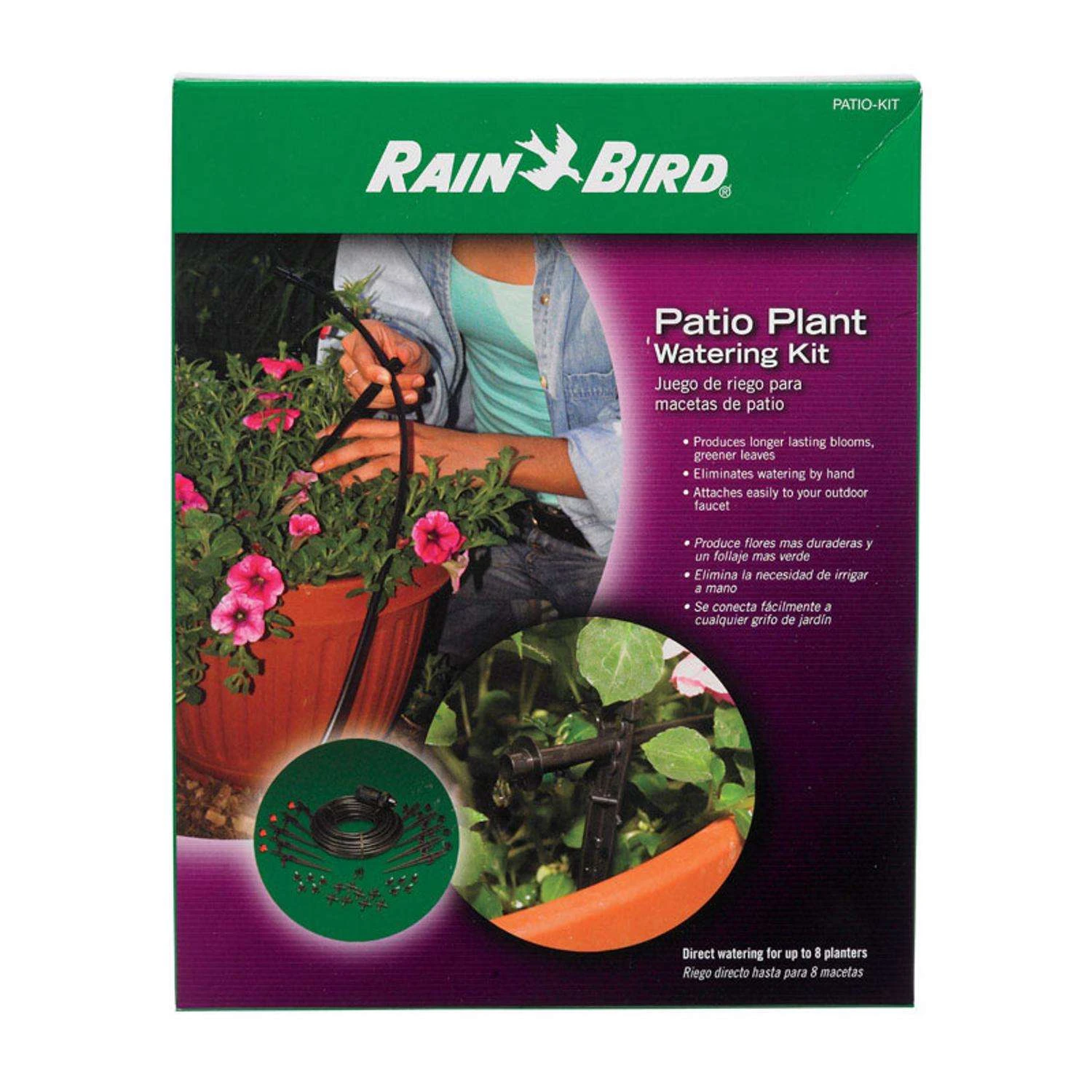 Rain Bird Drip Irrigation Plant Watering Kit 3 Rain Bird Drip Irrigation Plant Watering Kit