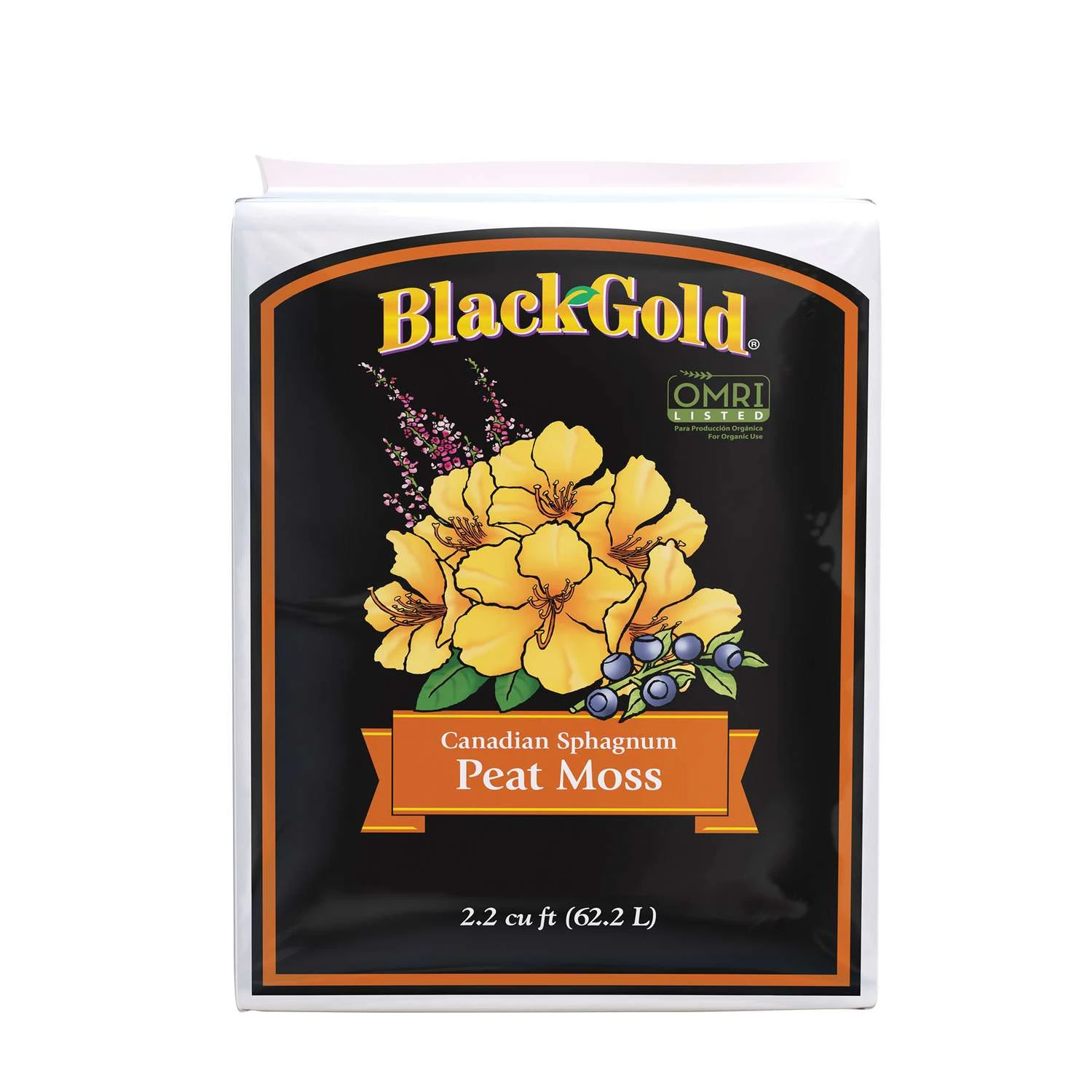 Black Gold Organic Canadian Sphagnum Peat Moss 2.2 Cu Ft 3 Black Gold Organic Canadian Sphagnum Peat Moss 2.2 Cu Ft