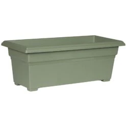 Novelty 10 In. H X 27 In. W X 12 In. D Plastic Countryside Tub Patio Planter Sage 7 Novelty 10 In. H X 27 In. W X 12 In. D Plastic Countryside Tub Patio Planter Sage -ORBIT || ACE || TORO Shop ad49b436 8d7b 47cf b21d caf8c75567cf