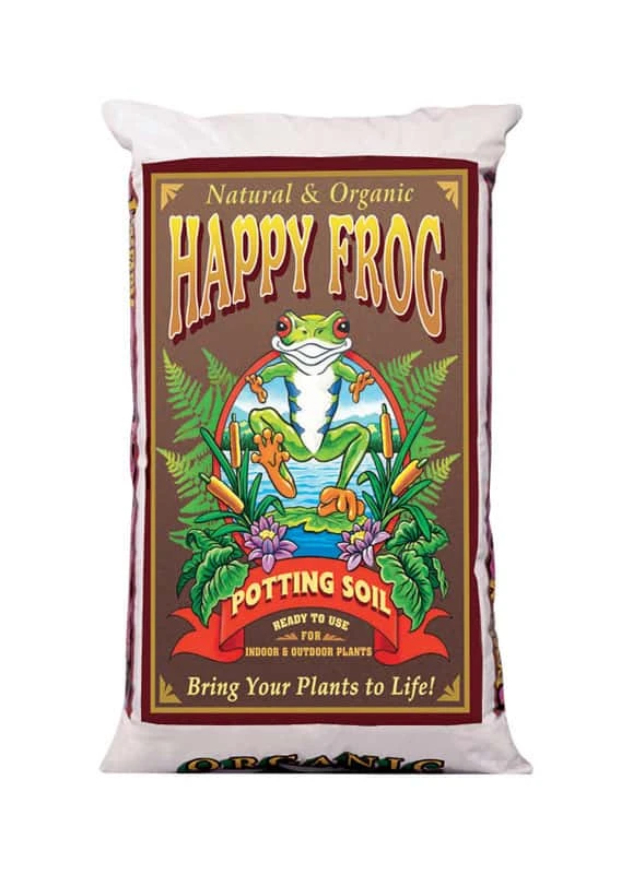 FoxFarm Happy Frog Organic Flower And Plant Potting Soil 2 Cu Ft 3 FoxFarm Happy Frog Organic Flower And Plant Potting Soil 2 Cu Ft