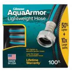 Gilmour AquaArmor 1/2 In. D X 100 Ft. L Expandable Lightweight Garden Hose -ORBIT || ACE || TORO Shop b09dbb5e 7342 49eb a938 4771046eb224