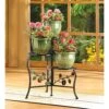 Summerfield Terrace Apple Cart 3-Tier 19.75 In. H Black Wrought Iron Plant Stand -ORBIT || ACE || TORO Shop b309bf71 c22b 4eb0 97fd 522bb4e68547