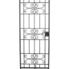Panacea 84 In. H Black Steel Trellis