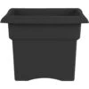 Bloem Veranda 11.25 In. H X 14 In. W X 13.98 In. D Plastic Planter Box Black -ORBIT || ACE || TORO Shop b5b3ed05 8145 477a a7b7 a4d3da707f40