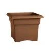Bloem 11 In. H X 14 In. W Resin Veranda Planter Chocolate -ORBIT || ACE || TORO Shop b6ad9612 59c2 4b29 af85 d747182ac701
