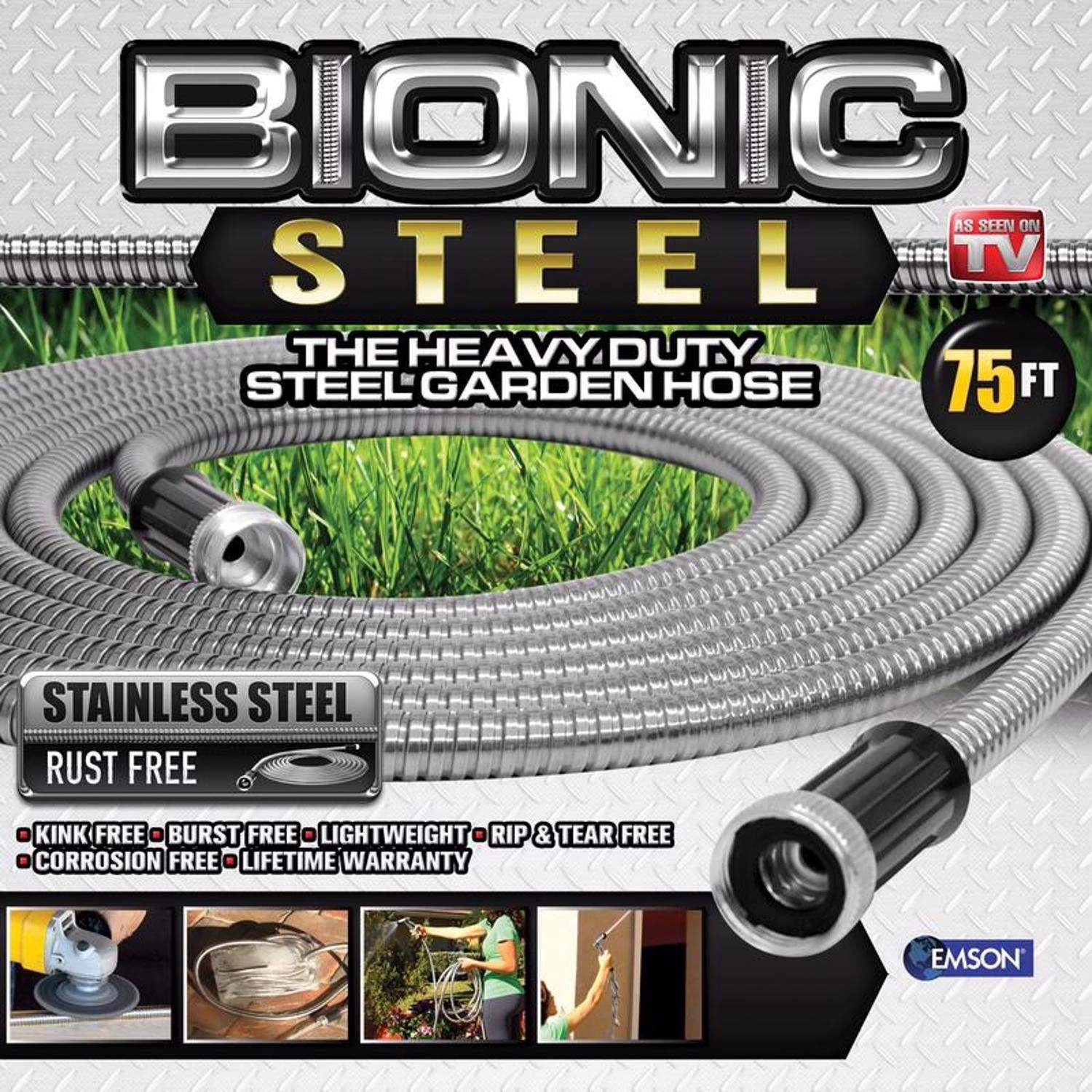 Bionic Steel Pro 5/8 In. D X 75 Ft. L Heavy Duty Commercial Grade Garden Hose 4 Bionic Steel Pro 5/8 In. D X 75 Ft. L Heavy Duty Commercial Grade Garden Hose - Image 2