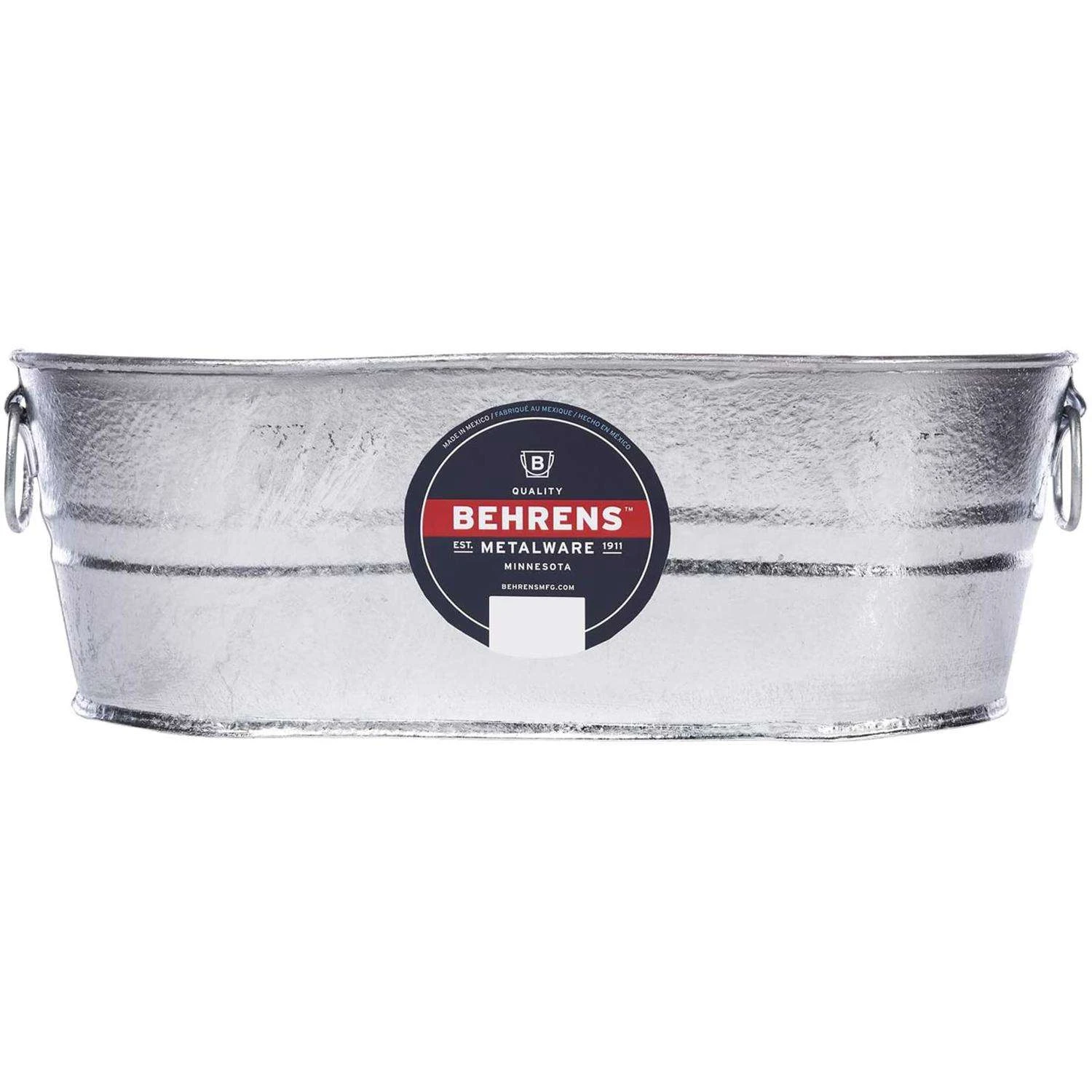 Behrens 4 Gal Steel Tub Oval 3 Behrens 4 Gal Steel Tub Oval