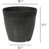 Novelty ArtStone 7.5 In. H X 8.5 In. W X 8.5 In. D X 8.5 In. D Resin Dolce Planter Black 2 Novelty ArtStone 7.5 In. H X 8.5 In. W X 8.5 In. D X 8.5 In. D Resin Dolce Planter Black -ORBIT || ACE || TORO Shop be4f9fdb aa63 4434 a88c 2652cf8db598