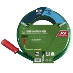 Ace 5/8 In. D X 100 Ft. L Medium Duty Garden Hose