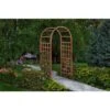 Vita Sierra 81 In. H Brown Vinyl Garden Arbor -ORBIT || ACE || TORO Shop c07f1a8f f741 4f91 9fab 93b2b64ac5e4