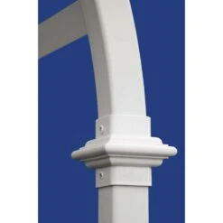 Vita Dublin 82 In. H White Vinyl Garden Arbor -ORBIT || ACE || TORO Shop c190fd41 4dfc 44f4 993b 003a702cfc6f