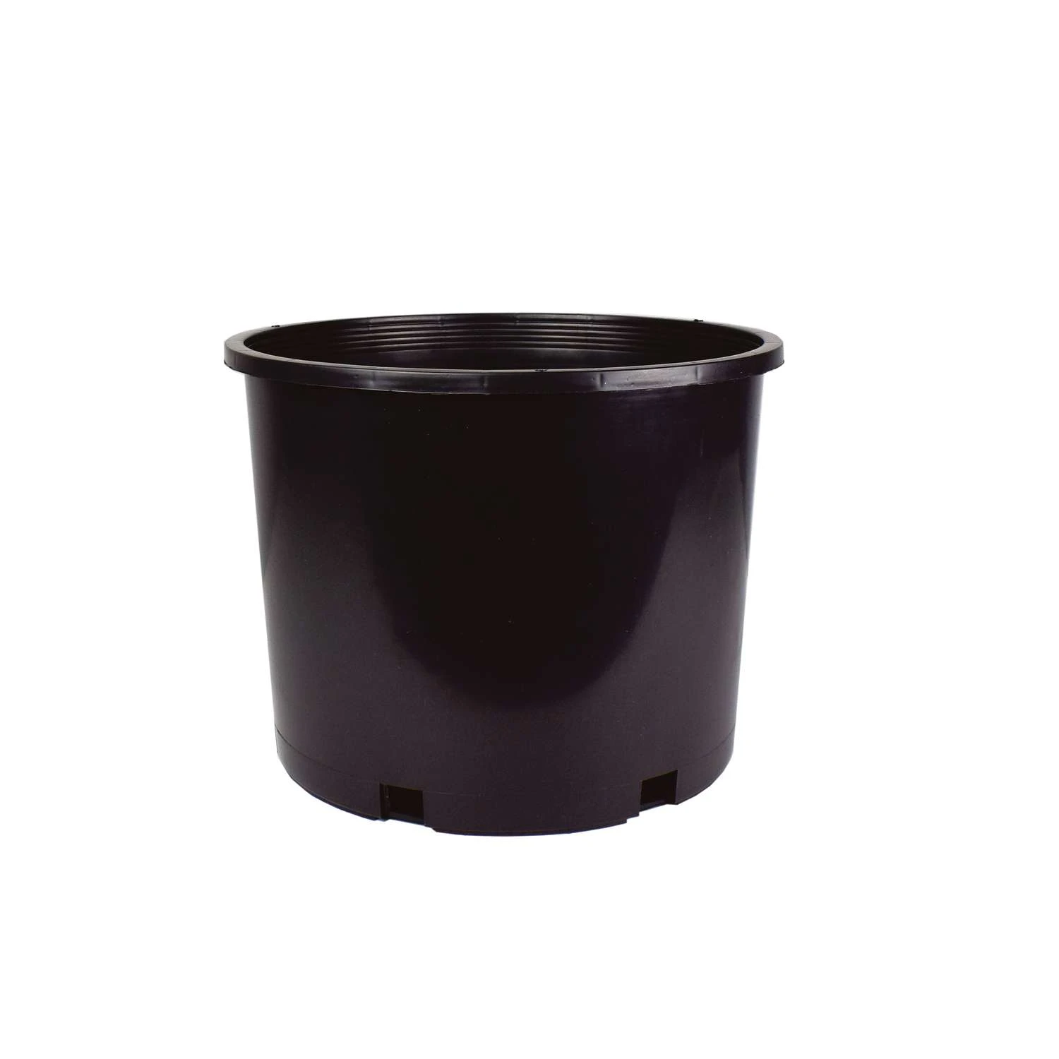 HC Companies 14.5 In. H X 12.75 In. D Plastic Planter Black 3 HC Companies 14.5 In. H X 12.75 In. D Plastic Planter Black