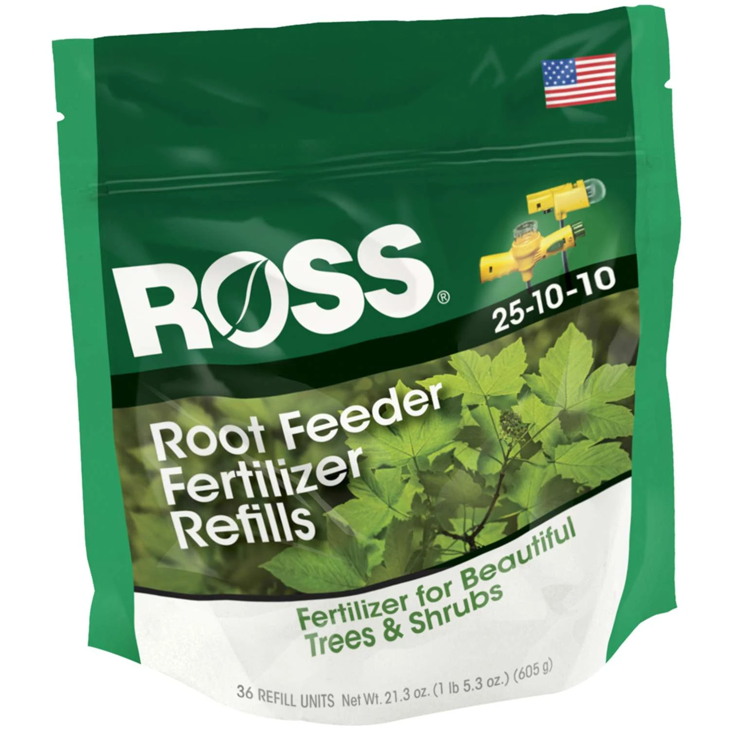 Ross Acid-Loving Plants 25-10-10 Root Feeder Fertilizer Refills 36 Ct 3 Ross Acid-Loving Plants 25-10-10 Root Feeder Fertilizer Refills 36 Ct