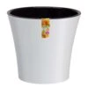 Santino Arte 9 In. D Plastic Planter White -ORBIT || ACE || TORO Shop ca730902 1e0a 4969 9f43 cdb24be63d1e