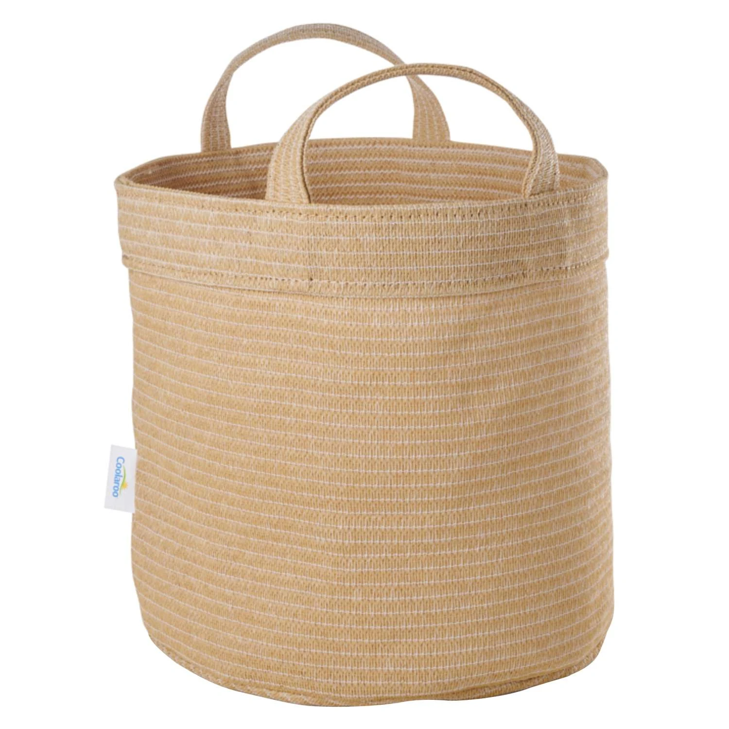 Coolaroo 11 In. H X 12 In. W X 12 In. D X 12 In. D Polyethylene Round Planter Bag Desert Sand 4 Coolaroo 11 In. H X 12 In. W X 12 In. D X 12 In. D Polyethylene Round Planter Bag Desert Sand - Image 2