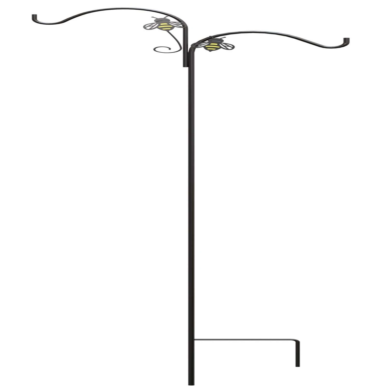 Panacea Black Metal 84 H Bee-Concious Double Shepherd's Hook 1 3 Panacea Black Metal 84 H Bee-Concious Double Shepherd's Hook 1