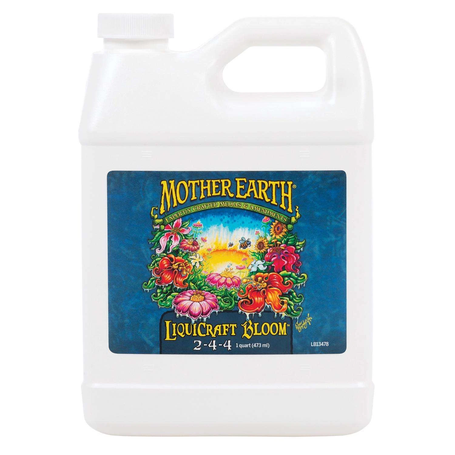 Mother Earth LiquiCraft Bloom All Plant 2-4-4 Plant Fertilizer 1 Qt 3 Mother Earth LiquiCraft Bloom All Plant 2-4-4 Plant Fertilizer 1 Qt