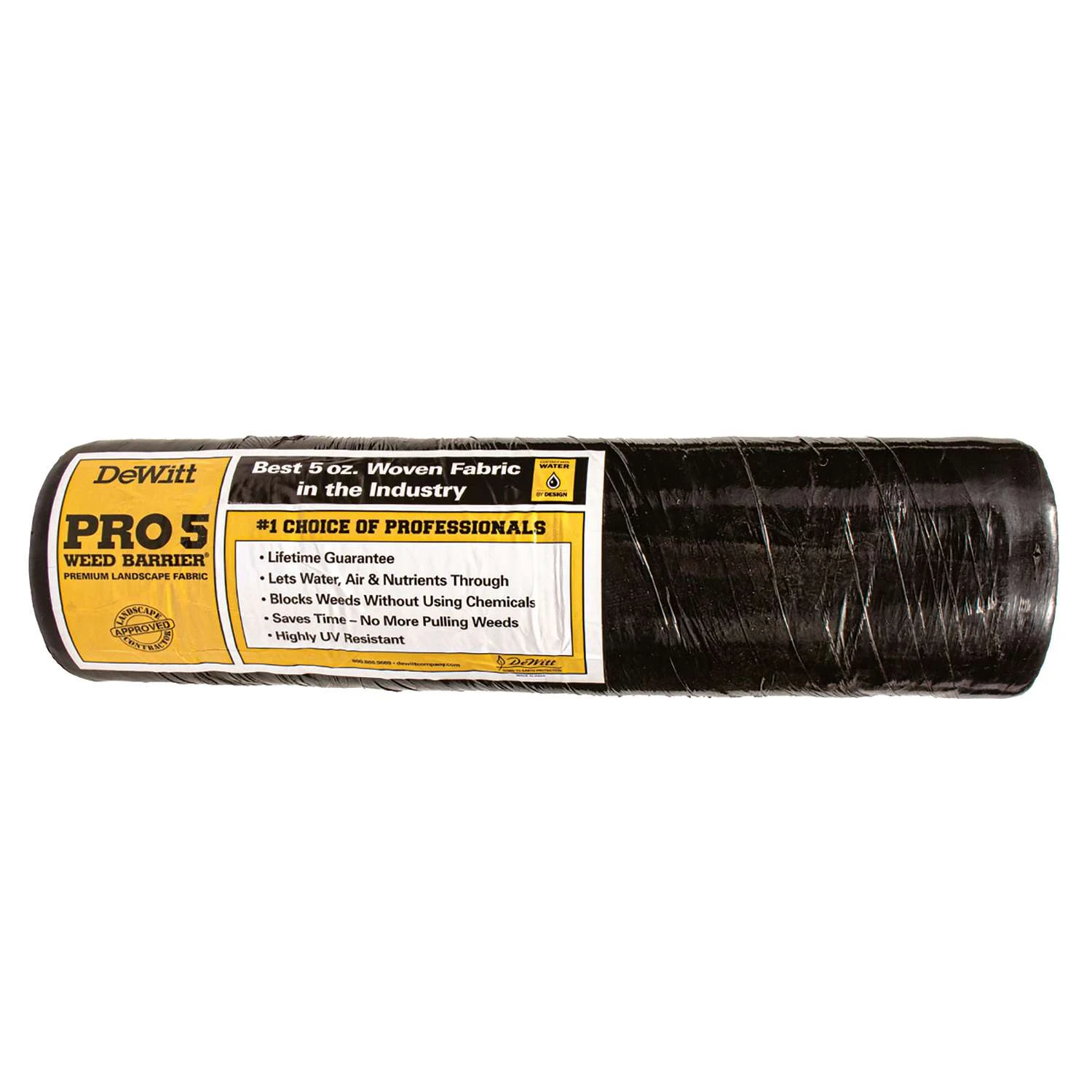 DeWitt PRO 5 Weed-Barrier 4 Ft. W X 250 Ft. L Polypropylene Landscape Fabric 3 DeWitt PRO 5 Weed-Barrier 4 Ft. W X 250 Ft. L Polypropylene Landscape Fabric