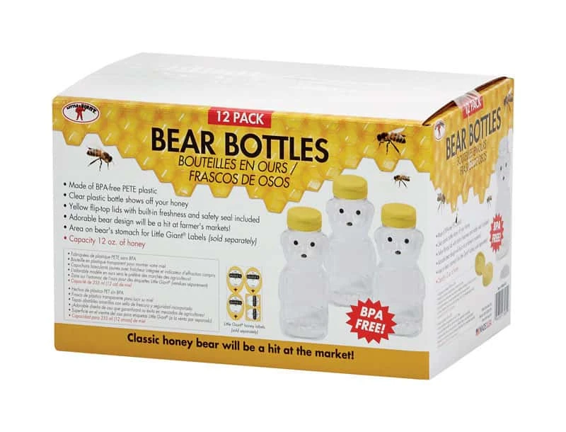 Little Giant 12 Oz Honey Bear Bottle 5 Little Giant 12 Oz Honey Bear Bottle - Image 3