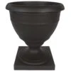 HC Companies 13.66 In. H X 12 In. D Plastic Olympia Urn Planter Black -ORBIT || ACE || TORO Shop d28eb49e c1a4 4733 a3e5 13fa419e041b