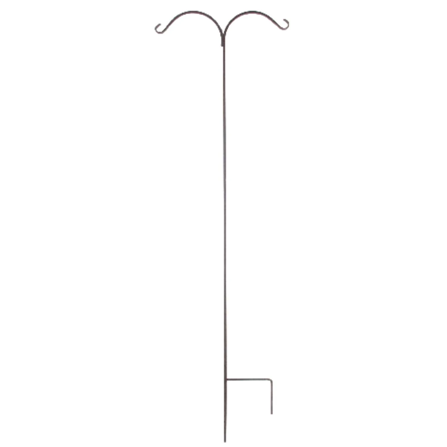 Panacea Black Wrought Iron 84 In. H Double Crook Plant Hook 1 Pk 3 Panacea Black Wrought Iron 84 In. H Double Crook Plant Hook 1 Pk
