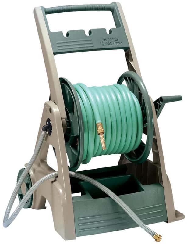 Ames NeverLeak 250 Ft. Brown Wheeled Hose Reel Cart 5 Ames NeverLeak 250 Ft. Brown Wheeled Hose Reel Cart - Image 3