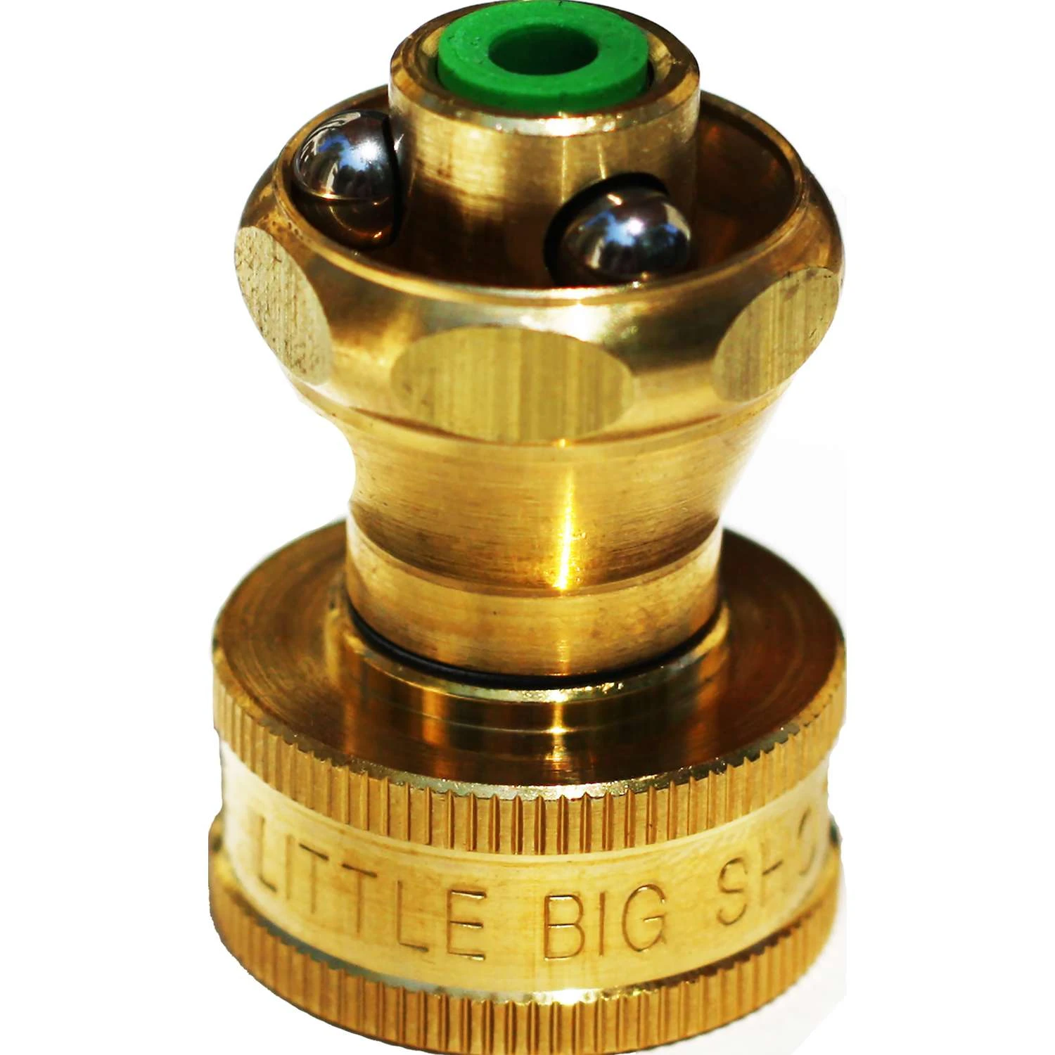 Little Big Shot 3 Pattern Adjustable Continuous Brass Hose Nozzle 4 Little Big Shot 3 Pattern Adjustable Continuous Brass Hose Nozzle - Image 2