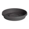 Bloem Terra 2.75 In. H X 17 In. D Resin Tray Charcoal