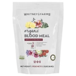 Whitney Farms Organic Granules Organic Blood Mel Blood Meal 3 Lb