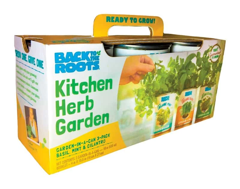 Back To The Roots Kitchen Herb Garden Assorted Herbs Grow Kit 3 Pk 3 Back To The Roots Kitchen Herb Garden Assorted Herbs Grow Kit 3 Pk